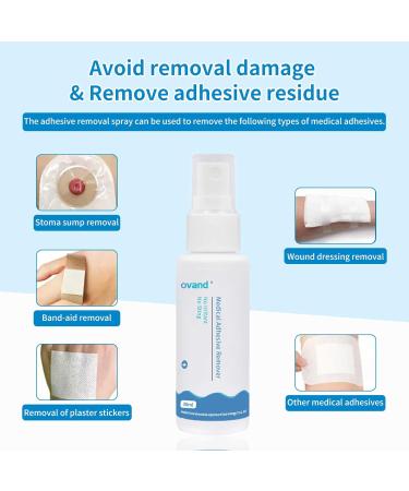 Sting-Free Medical Adhesive Remover Spray - 6 oz for Stomas & Wounds | Alcohol-Free Solution - Buy Online on GoSupps.com
