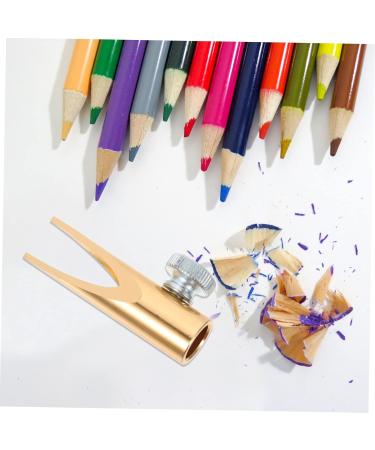 Angoily Eyebrow Sharpening Tool Make up Pencil Sharpener Manual Pencil Sharpener Makeup Sharpener Lip Pencil Eyeliner Pencil Eyeliner Sharpener Miss Aluminum Alloy Cylinder Golden 4.5x2cm - Buy Online on GoSupps.com