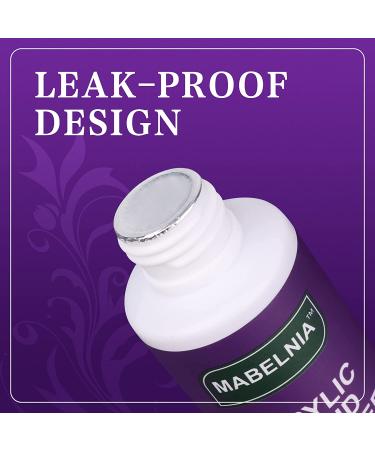MABELNIA 4oz Acrylic Nail Liquid for Acrylic Powder - Professional MMA-Free Non-Yellowing Formula - Buy Online on GoSupps.com