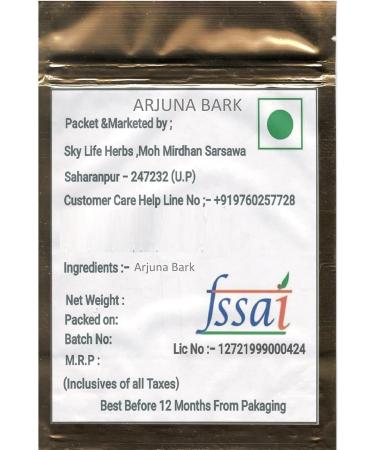 DK Arjuna Bark - Arjun Ki Chaal - Terminalia Arjuna - Arjunchaal - Arjuna Chaal - Marutham Pattai - Arjunolic Myrobalan - Arjuna Bark - 900 g - Buy Online on GoSupps.com