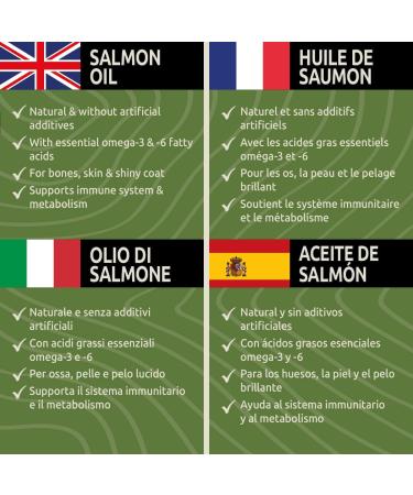 Greenpet Salmon Oil for Dogs & Horses - 5L Omega 3 Feed Oil from Norway for Natural Fur Gloss & Dry Skin Support - Buy Online on GoSupps.com