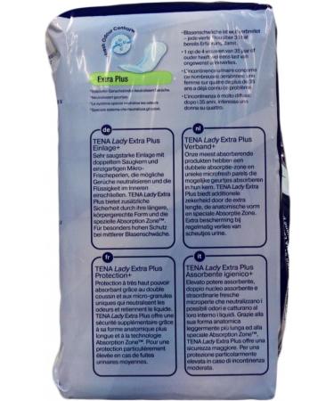 TENA Lady Extra Plus 8 Count - Pack of 1 | Ultimate Protection and Comfort - Buy Online on GoSupps.com