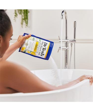 Dr Teal's Solution de trempage au sel d'Epsom pur - M lisse pr biotique aux huiles essentielles - 1 36 kg M lisse aux huiles essentielles - Buy Online on GoSupps.com