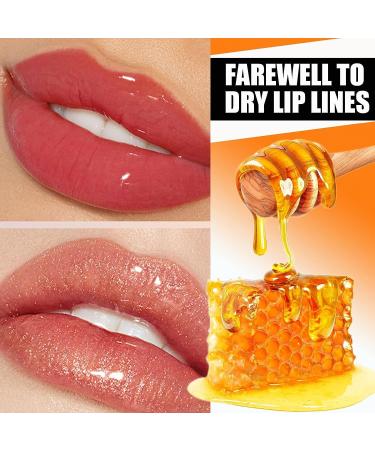 MIESCHER Colored Moisturizing Lip Gloss - Honey Lip Essence for Lasting Tint & Hydrating Shine - Grapefruit Flavored Lip Oil - Buy Online on GoSupps.com