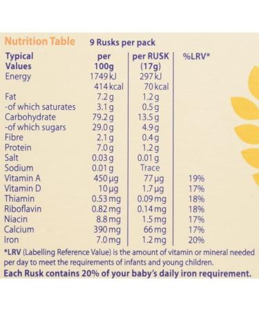 Heinz Farley's Rusks Original 150g | All Ages 6 Months - Buy Online on GoSupps.com