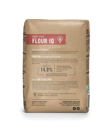 King Arthur Whole Wheat Flour - 12 Pack, 2.32 oz Each - Premium Baking Ingredient - Buy Online on GoSupps.com