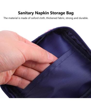 4-Pack Storage Bags for Women's Bandages - Zippered Period Bags & First Period Gifts for Girls - Black Collecting Bags for Teens - Buy Online on GoSupps.com