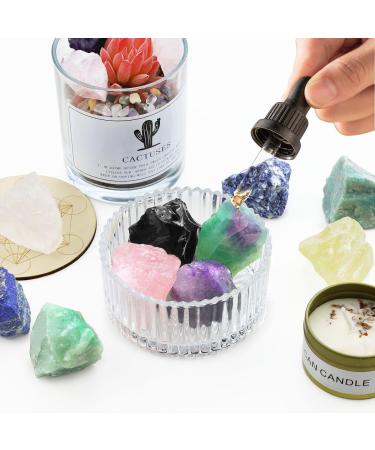 Xiannvxi 2 Large Obsidian Stone Set - 100% Natural Healing Crystals - Premium Gemstones & Waterstones - 4PCS J-Obsidian - Buy Online on GoSupps.com