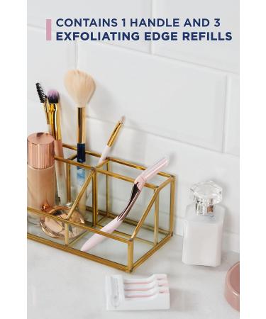 WILKINSON SWORD - Intuition Dermaglow For Women | Facial Hair Remover and Exfoliating Dermaplanning tool | Razor Handle + 3 Blade Refills 1 Count (Pack of 1) - Buy Online on GoSupps.com