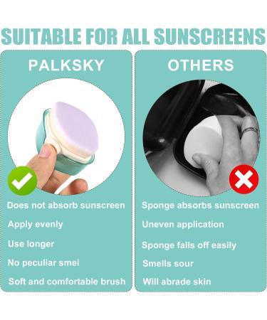 Sunscreen Applicator Brush with 2-in-1 Brush Portable Tender Fiber Wool Mini Sunscreen Brush Body Makeup Brush for Kids - Buy Online on GoSupps.com