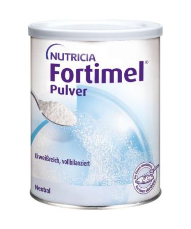 Fortimel powder neutral i with increased energy and protein requirements i drinking food in powder form for stirring as a drink or for enriching dishes I 10G protein 200 kcal per portion I 670G