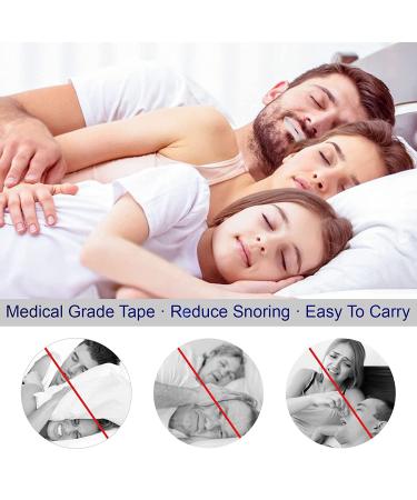 Large Mouth Tape for Better Nasal Breathing | Anti Snoring Sleep Aid | 60PC Gentle Mouth Strips - Buy Online on GoSupps.com