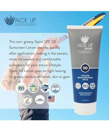 Aloe Up White Collection Sunscreen Spray SPF 50 White Collection Sunscreen Spray SPF 30 and Sport Sunscreen Lotion SPF 50 - Bundle with Face and Body Sunscreen Protector - Reef Friendly - 3 Items - Buy Online on GoSupps.com