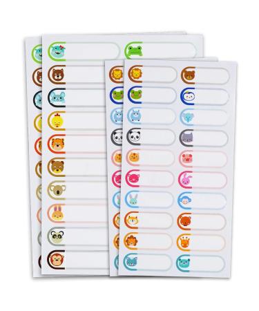 Kids Name Labels - Waterproof Handwritten Baby Bottle & Name Stickers (80 Pack) - Buy Online on GoSupps.com