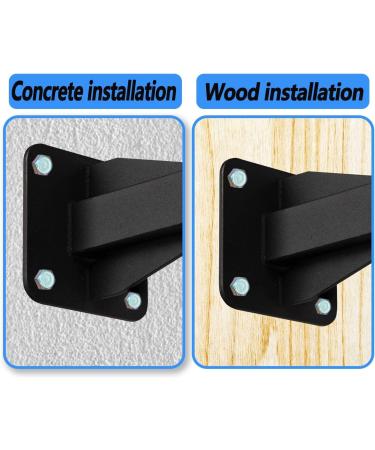 Vanrouge Heavy Boxing Bag Wall Holder - Robust Punching Bag Holder for Home & Gym | 360 Rotating Hooks | MMA Training Accessories Included - Buy Online on GoSupps.com