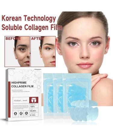 (100% 5 star) 3Box/9Set Pure Collagen Films Highprime Collagen Film for Face | Melting Collagen Film For Face | Korea Nano Collagen Soluble Film | Collagen Hydrating Face Mask - Reducing Fine Lines Wrinkles - Buy Online on GoSupps.com