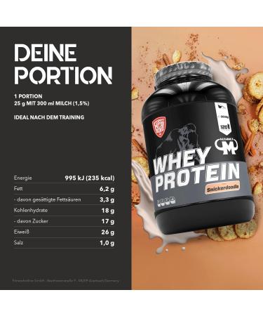 Mammut Nutrition Whey Protein Snickerdoodle 3000g - Best Protein Shake for Muscle Growth & Recovery - Buy Online on GoSupps.com