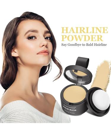 Poudre instantan e pour racine des cheveux coupe-vent et r sistante la transpiration pour retoucher la racine des cheveux poudre professionnelle avec miroir et houppette (noir) - Buy Online on GoSupps.com