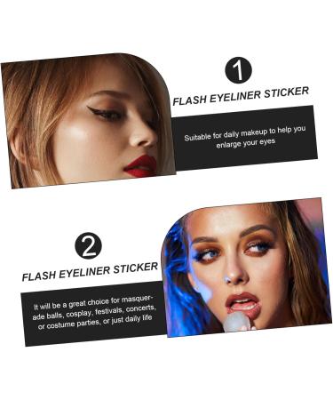 POPETPOP 18 Pairs Anti Sweat Eyeliner Eyelid Stickers Eyeliner Stickers Wing Adhesive Eye Line Strip Water Proof Stickers 2 Sided Tape Women Eyeliner Decal Eye Makeup Stickers Man Halloween - Buy Online on GoSupps.com