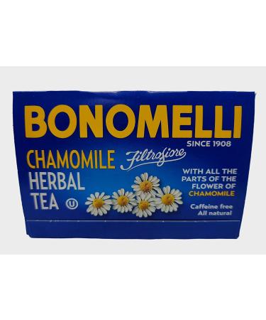 Bonomelli Filtrofiore Chamomile Herbal Tea - 14 pc. Pkgs (2 Pack) - Relaxing and Soothing Blend - Buy Online on GoSupps.com