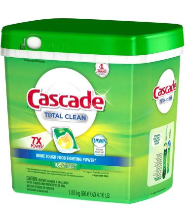 Cascade Total Clean Gel Dishwasher Detergent Pacs Fresh Scent (105 ct.) - Buy Online on GoSupps.com