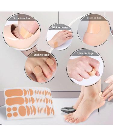 15 Sheets Oval Moleskin Pads for Feet | Adhesive Blister Tapes and Coverlets | Knit Mole Skin Patches for Boots, Hiking, and Unsuitable Shoes - Buy Online on GoSupps.com