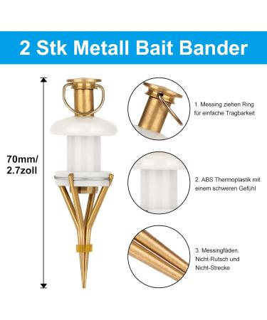 Realure Pellet Bait Bander - 2 Pieces + 150 Micro Bait Rings | Essential Carp & Fishing Accessories for Quick Bait Fixation - Buy Online on GoSupps.com