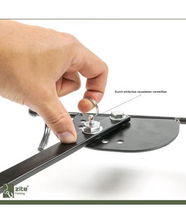 Zite Fishing Adjustable Metal Rod Holder - Stable Rod Rest for Fishing - Robust Fishing Rod Stand for All Conditions - Buy Online on GoSupps.com