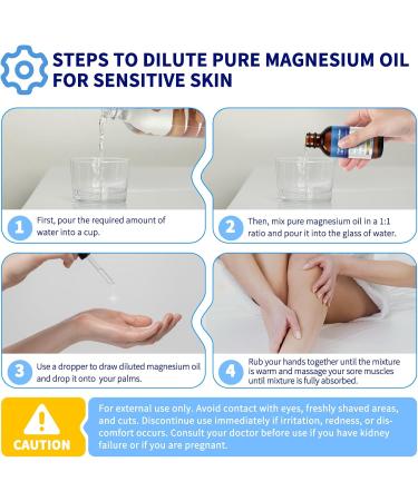 Pure Magnesium Oil Spray 60ml Magnesium Oil for Feet - Natural Formula Magnesium Spray for Leg Cramps Soothing Relief & Relaxation for Better Sleep Easy to Absorb and Use - Buy Online on GoSupps.com