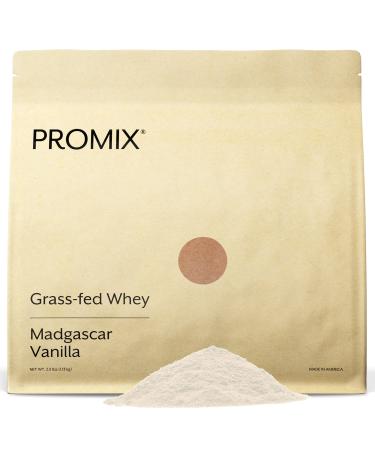 ProMix Nutrition Whey Protein Powder Vanilla - Grass-Fed - Post Workout Fitness & Nutrition Shakes Smoothies Baking & Cooking Recipes - Gluten-Free & Keto-Friendly - 2.5 Pound (Pack of 1) Vanilla 2.5 Pound (Pack of 1)