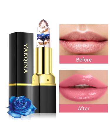 AZLESLOG 3 Pack Crystal Flower Jelly Lipstick Set - Color Change Long Lasting Lip Gloss for Nourishing Moisture - Buy Online on GoSupps.com