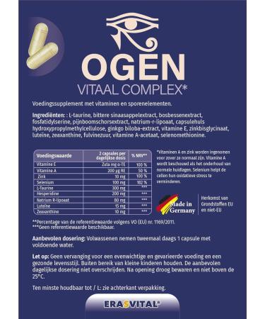 Eyes Vital Complex - 360 Vegan Capsules with Lutein Zeaxanthin Sodium-R-Lipoate & Fulvic Acid for Optimal Eye Health - Buy Online on GoSupps.com