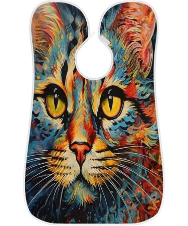 Cat Beard Bib Apron | Beard Hair Catcher for Men | Perfect Gifts for Dad Father's Day & Christmas | 2 Suction Cups Included - Buy Online on GoSupps.com