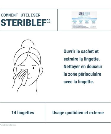 Densmore Sterile Cleaning Towels for Eye Hygiene - 14 Applications with Hyaluronic Acid & Chamomile - Fight Inflammation Infections & Allergies - Made in Europe - Buy Online on GoSupps.com