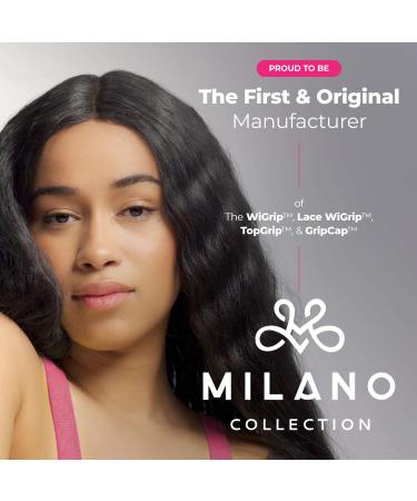 Milano Collection Lace Wig Grip Band - Original Velvet Headband for Lace Wigs, Frontals - Chocolate Brown 2 Pack - Buy Online on GoSupps.com