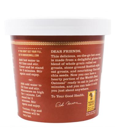Bob's Red Mill Gluten-Free Oatmeal Cup & Maple  Brown Sugar  2.15 Ounce 2.15 Ounce (Pack of 1) - Buy Online on GoSupps.com