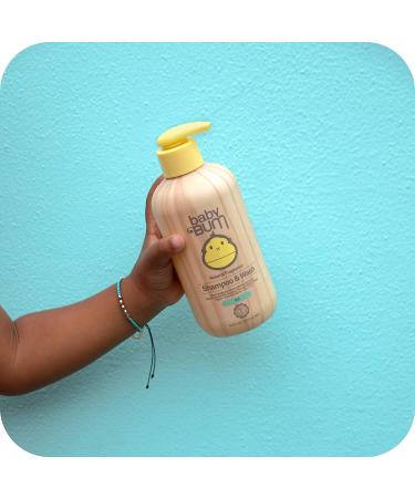 Sun Bum Baby Bum Shampoo & Wash Gel + Conditioning Detangler - Tear-Free, Vegan, Gluten-Free with Coconut Oil - Natural Fragrance for Sensitive Skin - Buy Online on GoSupps.com