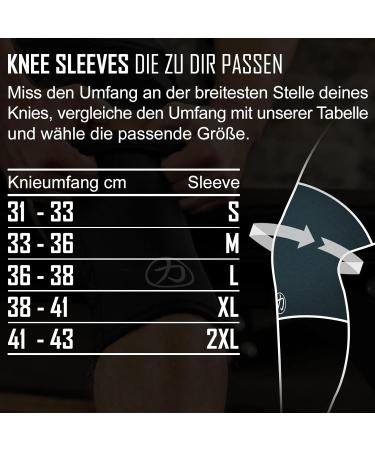 Strength Shop 7mm Neoprene Knee Band for Men & Women - Tear-Resistant IPF Competition Knee Sleeves for Powerlifting - Gray - Buy Online on GoSupps.com
