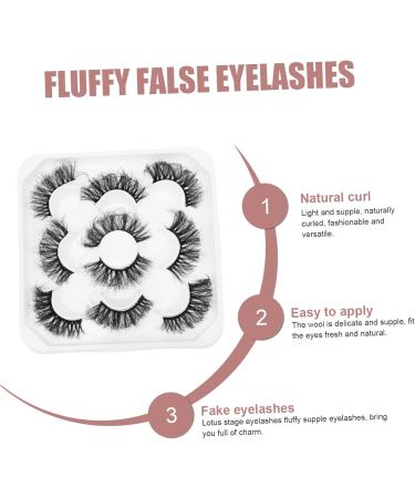 POPETPOP 25 Pairs Eyelashes Lash Cosmetics False Lash Women Fake Eyelash Soft Light Fake Lash Long Fake Lash Cosmetic Fake Lashes Soft Thick Lashes 3d Miss Extend Make up Fiber - Buy Online on GoSupps.com