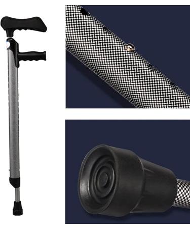 Adult Underarm Crutches Lightweight Adjustable Walking Cane Applicable Height 4' 5'' 6' Comfortable Underarm Pads Ergonomic Grip - Buy Online on GoSupps.com