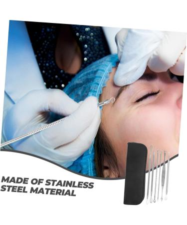 Baluue 1 Set Blackhead Removal Tool Scraper Tool Blemish Extractor Tool Pore Cleaner Stainless Steel Silver - Buy Online on GoSupps.com