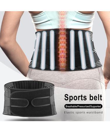 Lumbar Support Belt | Breathable Lumbar Tummy Support Guard - Lower Back Support Brace For Weightlifting Sport Lumbar Supports For Women Men - Buy Online on GoSupps.com