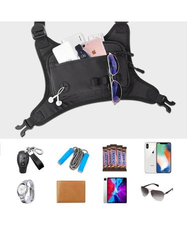 KINGSLONG Lightweight Water Resistant Chest Bag - Running Pack with Phone Holder & Extra Storage - Buy Online on GoSupps.com