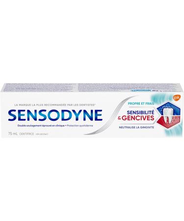 Sensodyne Sensitivity & Gum Toothpaste Clean & Fresh 75ml (Packaging May Vary) - Buy Online on GoSupps.com