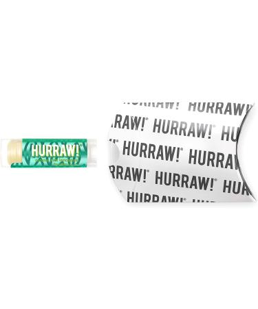 Hurraw! Pitta Lip Balm - Coconut Mint & Lemongrass | 0.15 oz (4.3 g) - Nourishing Natural Lip Care - Buy Online on GoSupps.com