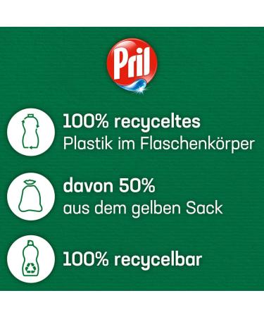 Pril Original Limette 675 ml - Premium Hand Dishwashing Detergent Superior Fat Removal Fresh Lime Scent Cold Water Formula - 1 Pack - Buy Online on GoSupps.com