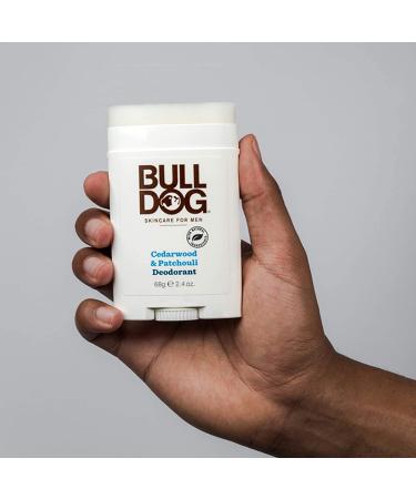 Bulldog Men's Cedarwood Patchouli Deodorant - 2.4 oz Clear Skincare & Grooming - Buy Online on GoSupps.com