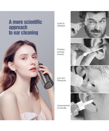 Electric Ear Wax Removal System - USB Rechargeable IPX7 Waterproof 3 Pressure Modes & 10 Reusable Tips - Safe & Effective Ear Cleaner - Buy Online on GoSupps.com