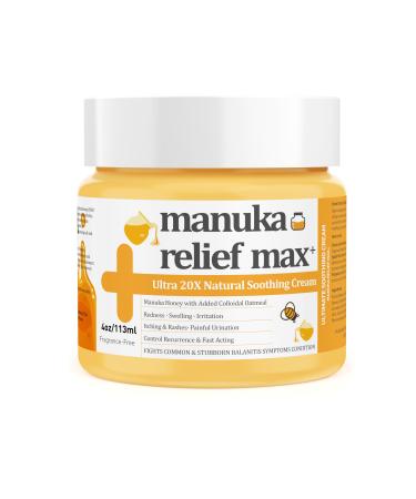 1 Pack Balanitis Relief Cream - Manuka Honey Tea Tree Oil Balm 100% Organic Natural Gentle Soothing Ointment Relief from Irritation Itch Redness Balanitis Maximum Strength Treat Fast Acting