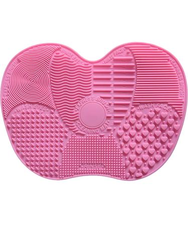 Silicone Makeup Brush Cleaning Mat (Pink) - Buy Online on GoSupps.com